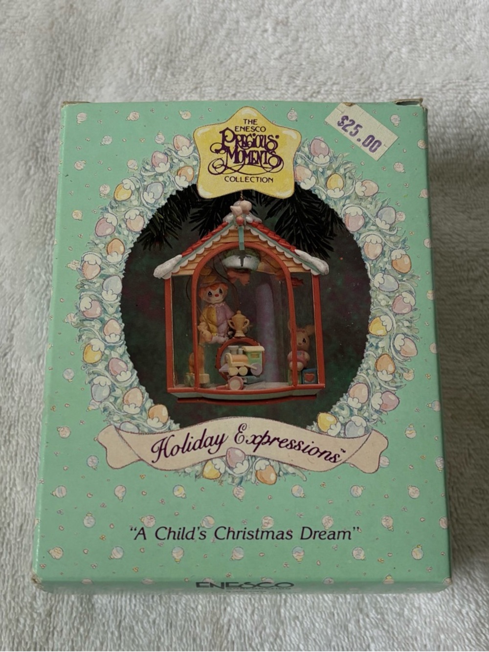 Precious Moments CollectionA Child’s Christmas Dream Ornament vintage 1993